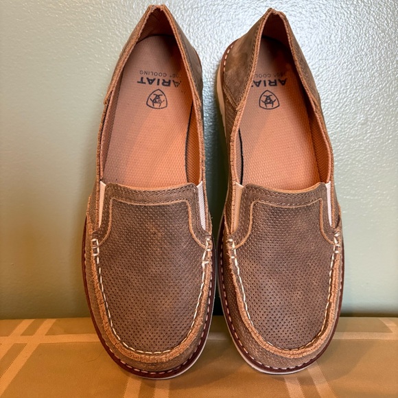 Ariat Women's Cruiser Easy Flex 360° Shoes Brown Bomber leather size 8.5 - Picture 3 of 8